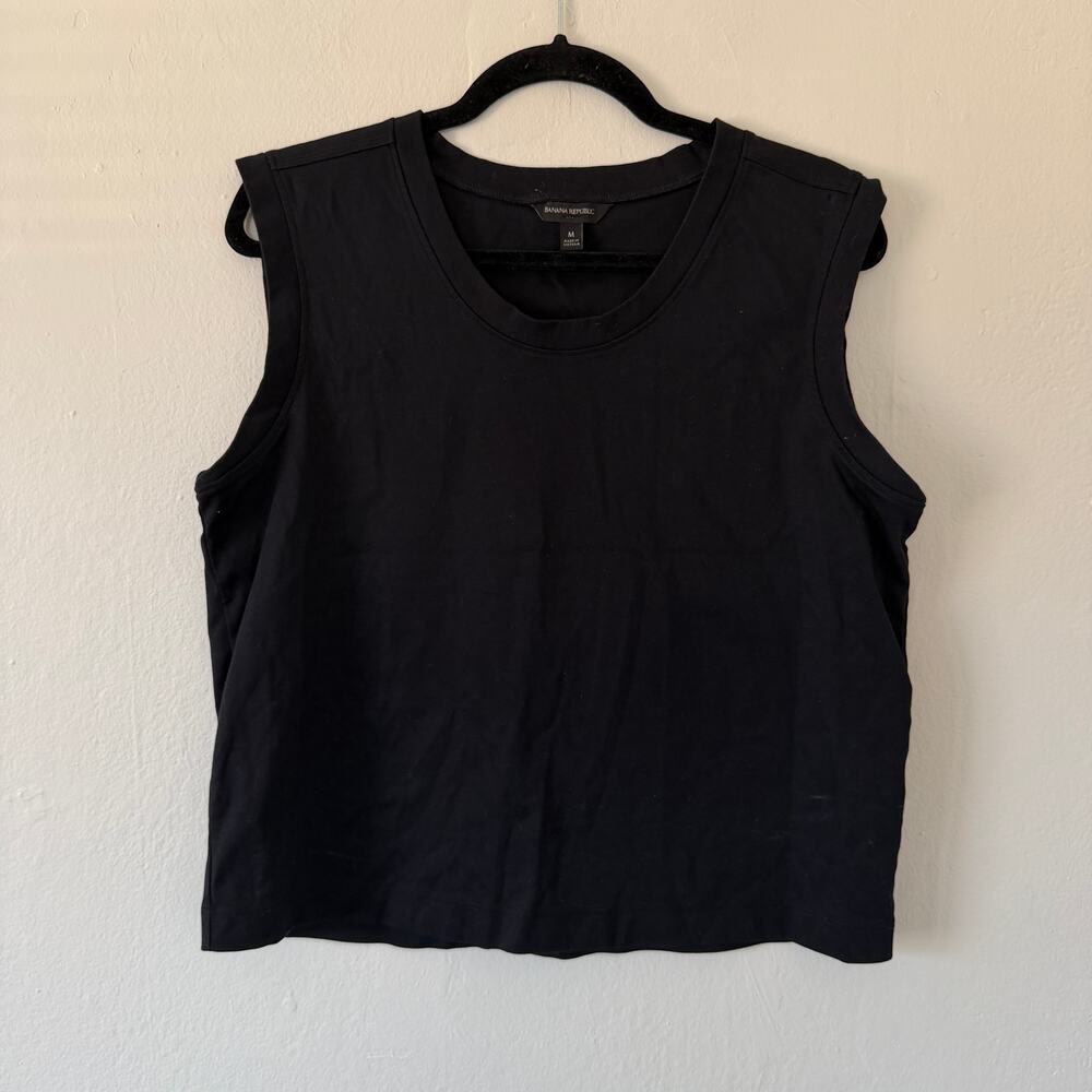 Banana Republic sleeveless crew neck tank top